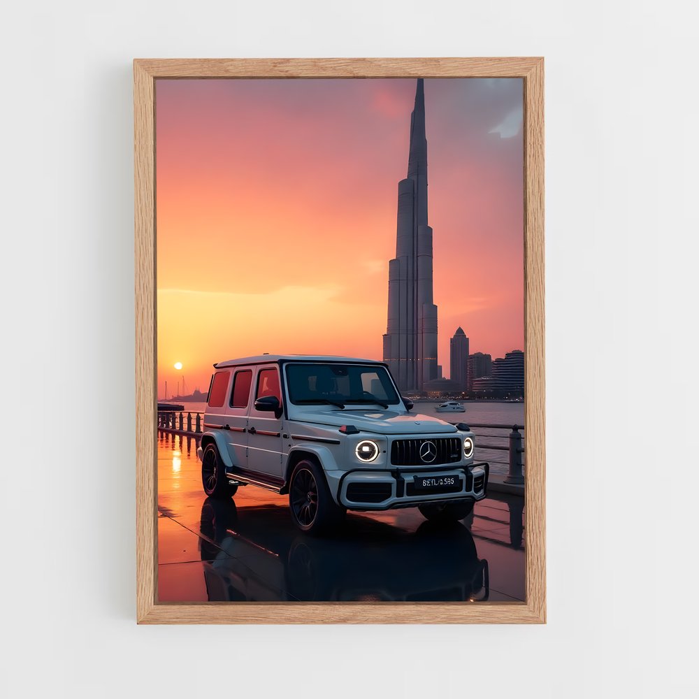 Poster Skyline Racer – affiche Mercedes (vue 4)